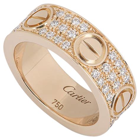 cartier friendship ring|cartier love ring with diamonds.